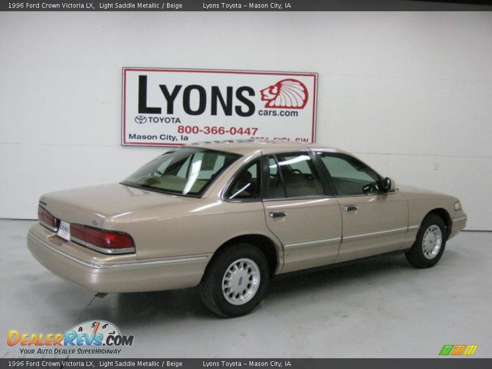 1996 Ford Crown Victoria LX Light Saddle Metallic / Beige Photo #6