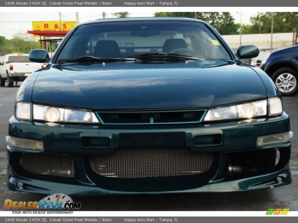 1998 Nissan 240SX SE Cobalt Green Pearl Metallic / Black Photo #15