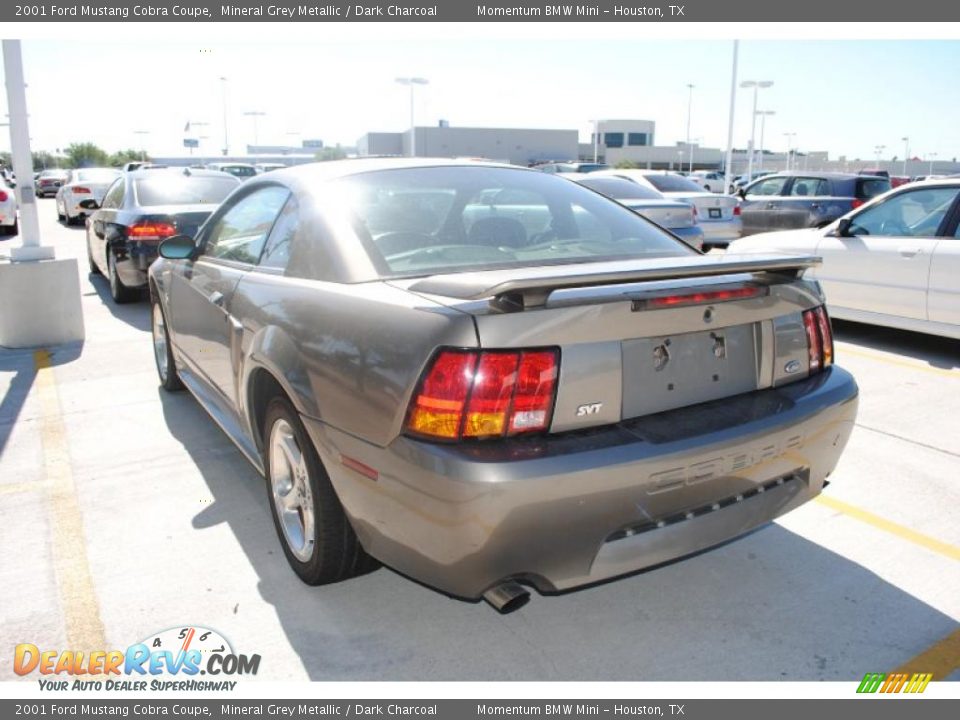 2001 Ford Mustang Cobra Coupe Mineral Grey Metallic / Dark Charcoal Photo #2