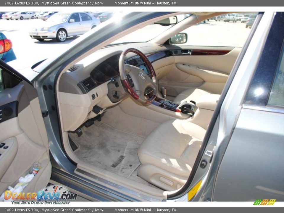 2002 Lexus ES 300 Mystic Sea Green Opalescent / Ivory Photo #2