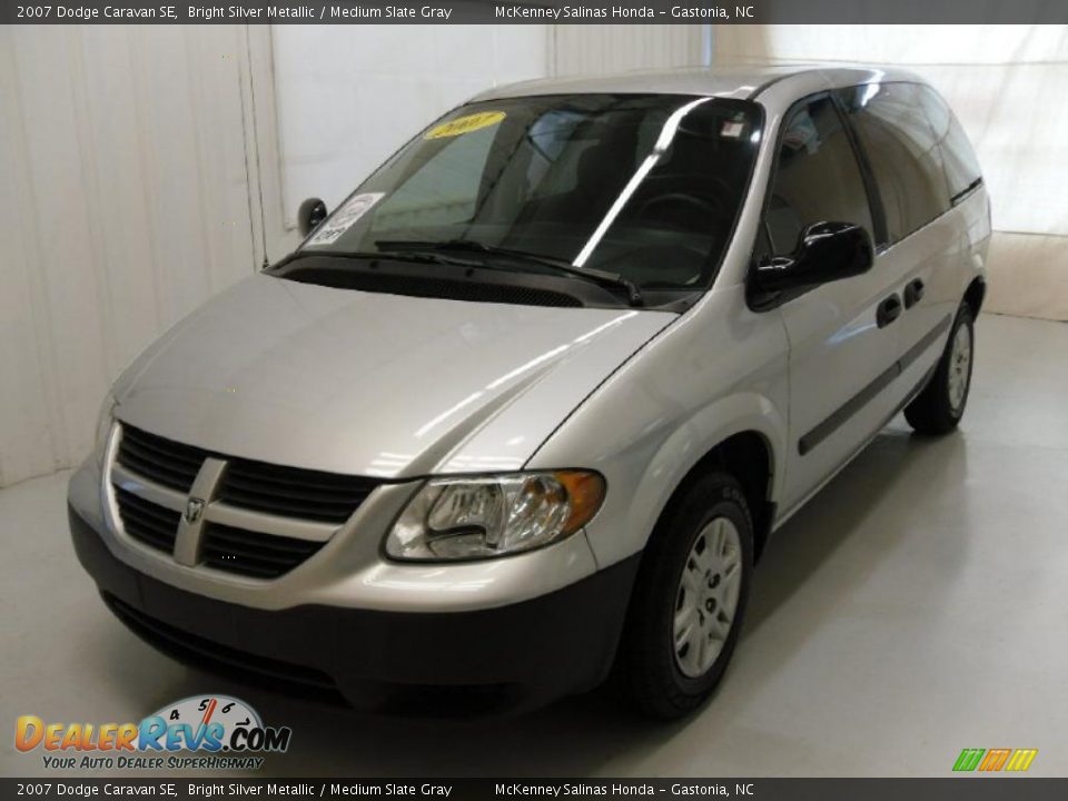 2007 Dodge Caravan SE Bright Silver Metallic / Medium Slate Gray Photo #1