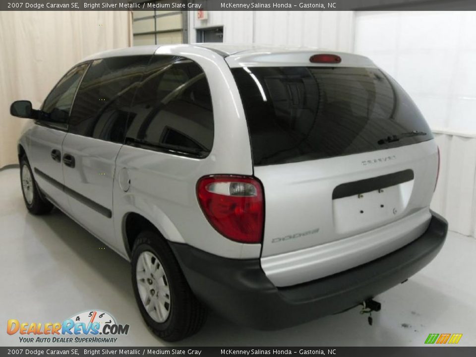 2007 Dodge Caravan SE Bright Silver Metallic / Medium Slate Gray Photo #2