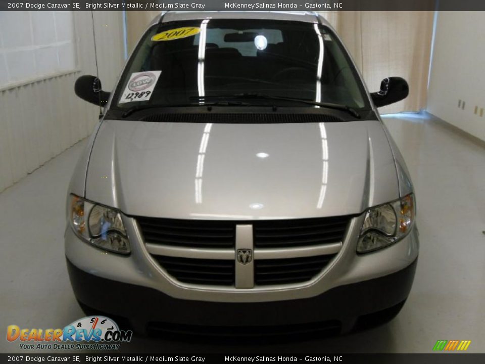 2007 Dodge Caravan SE Bright Silver Metallic / Medium Slate Gray Photo #6