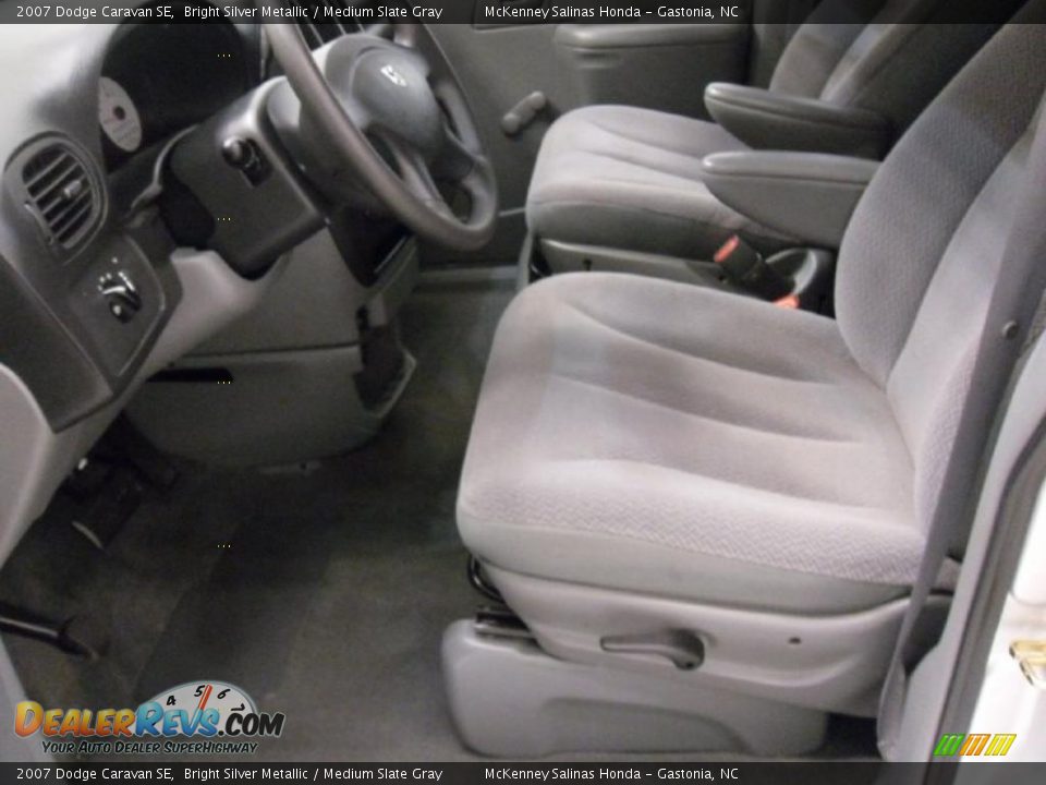 2007 Dodge Caravan SE Bright Silver Metallic / Medium Slate Gray Photo #8