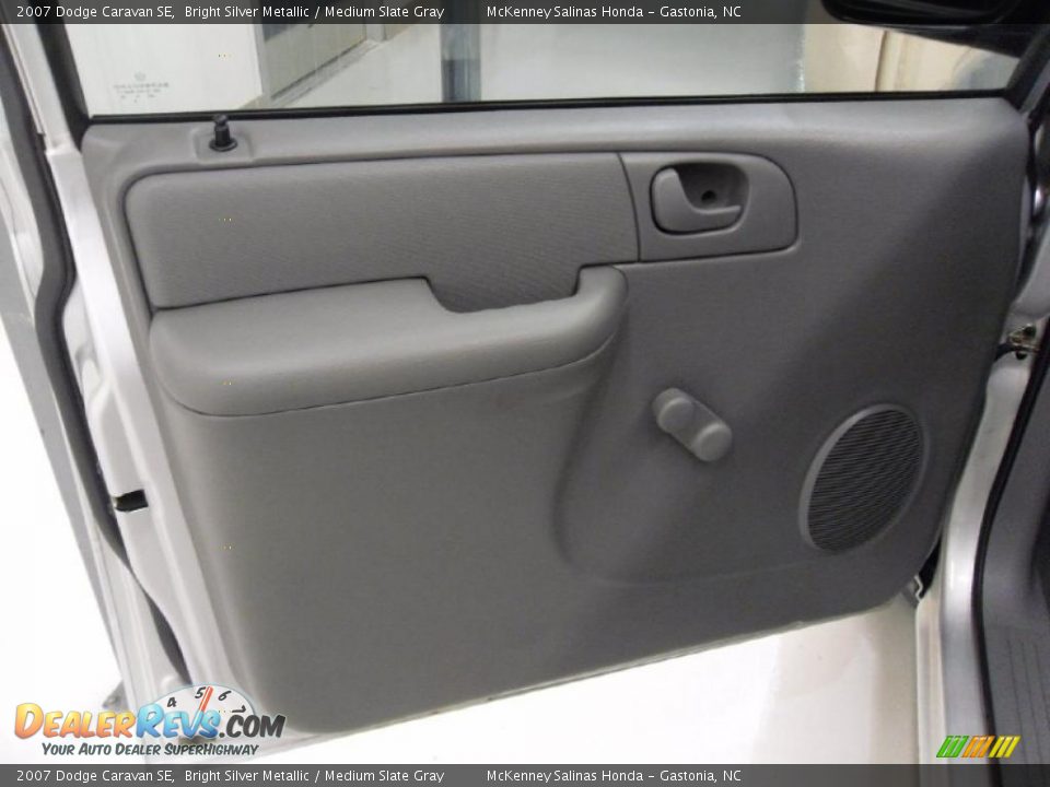 2007 Dodge Caravan SE Bright Silver Metallic / Medium Slate Gray Photo #10