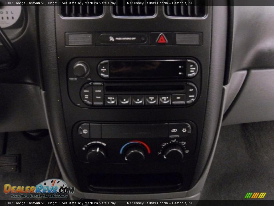 2007 Dodge Caravan SE Bright Silver Metallic / Medium Slate Gray Photo #11