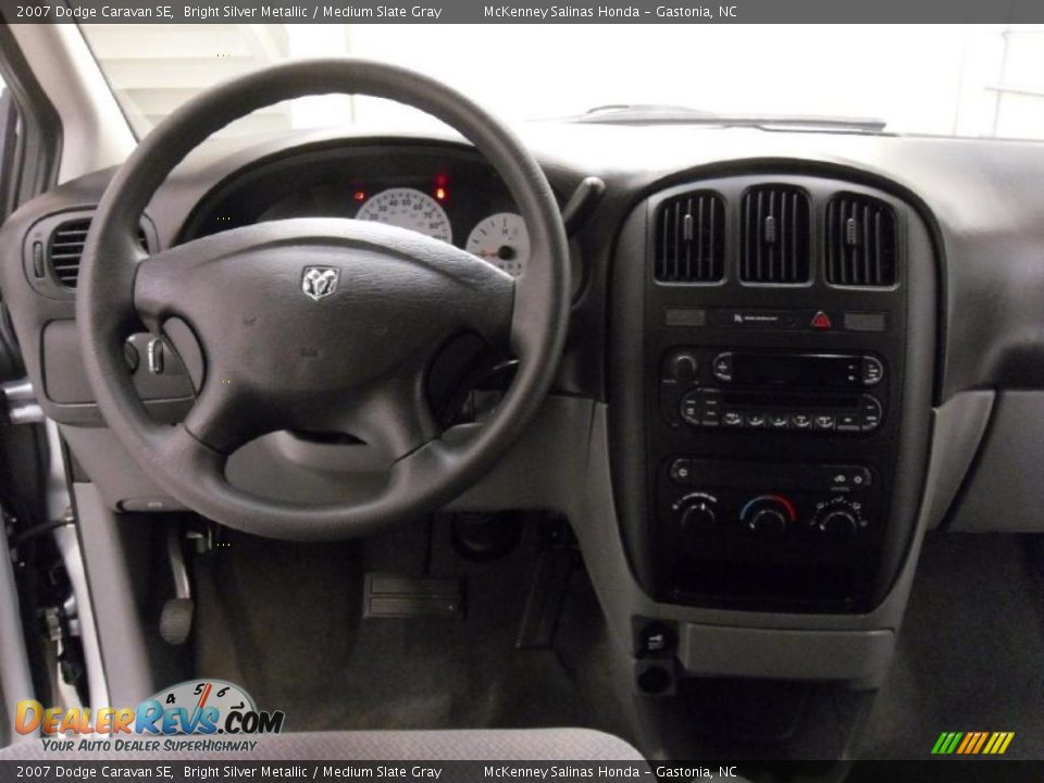 2007 Dodge Caravan SE Bright Silver Metallic / Medium Slate Gray Photo #13