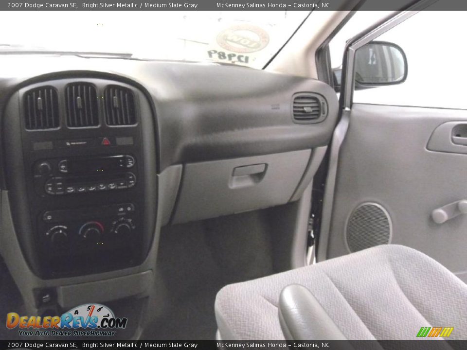 2007 Dodge Caravan SE Bright Silver Metallic / Medium Slate Gray Photo #14