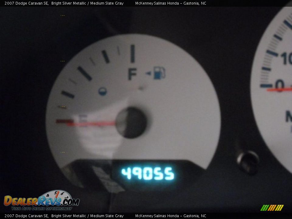 2007 Dodge Caravan SE Bright Silver Metallic / Medium Slate Gray Photo #22