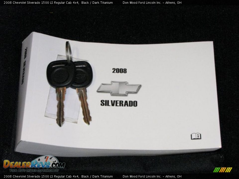 2008 Chevrolet Silverado 1500 LS Regular Cab 4x4 Black / Dark Titanium Photo #17