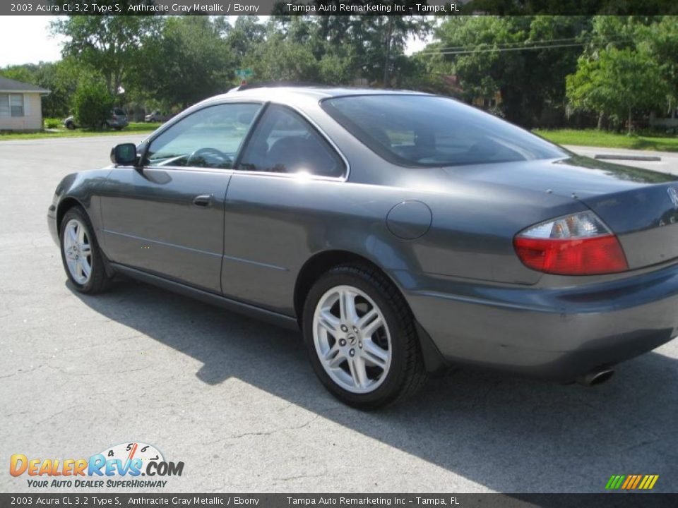 2003 Acura CL 3.2 Type S Anthracite Gray Metallic / Ebony Photo #9