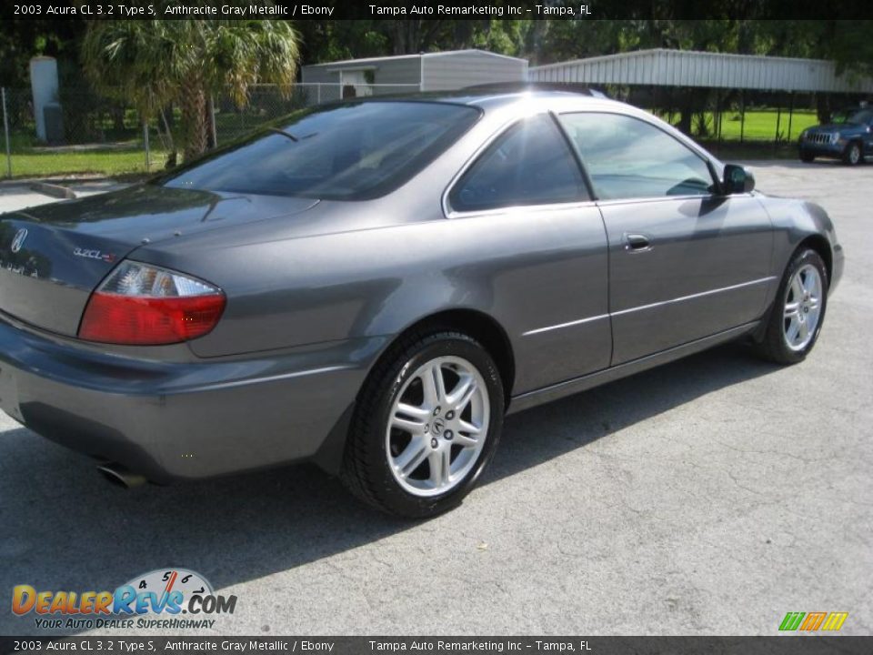 2003 Acura CL 3.2 Type S Anthracite Gray Metallic / Ebony Photo #10