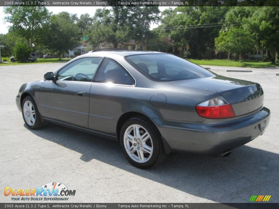 2003 Acura CL 3.2 Type S Anthracite Gray Metallic / Ebony Photo #11