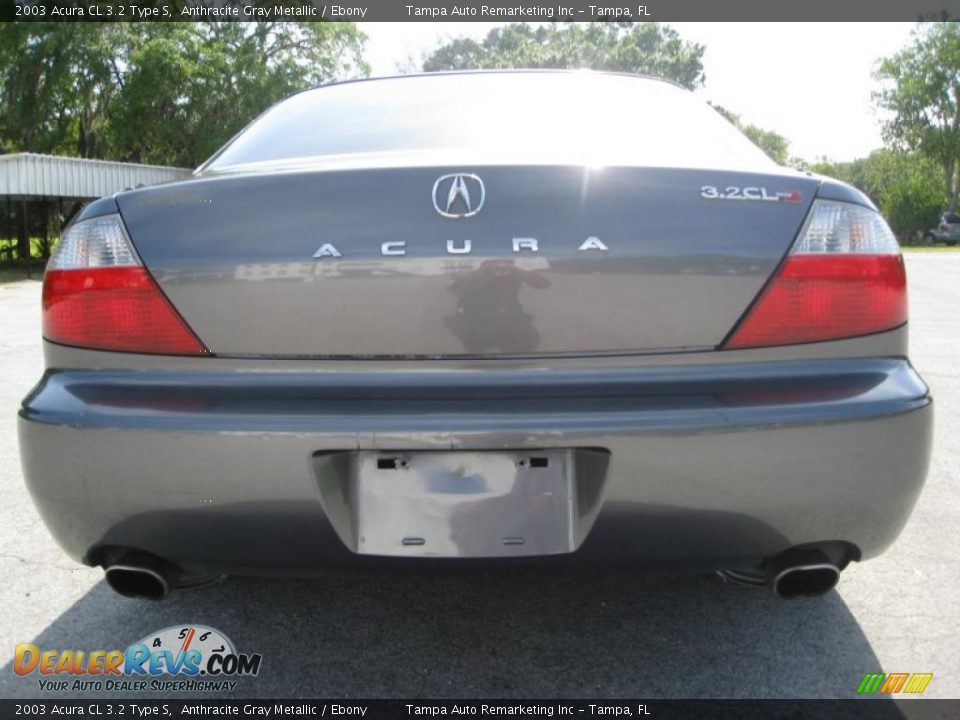 2003 Acura CL 3.2 Type S Anthracite Gray Metallic / Ebony Photo #13