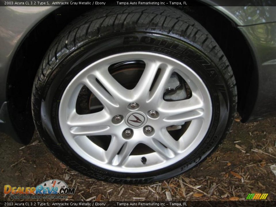 2003 Acura CL 3.2 Type S Anthracite Gray Metallic / Ebony Photo #14