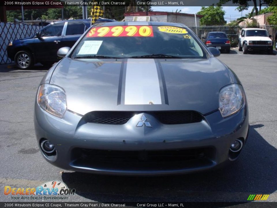 2006 Mitsubishi Eclipse GS Coupe Titanium Gray Pearl / Dark Charcoal Photo #2