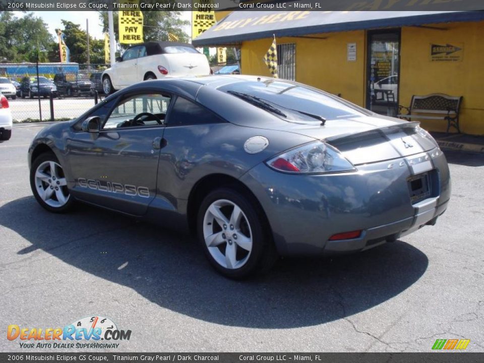 2006 Mitsubishi Eclipse GS Coupe Titanium Gray Pearl / Dark Charcoal Photo #4
