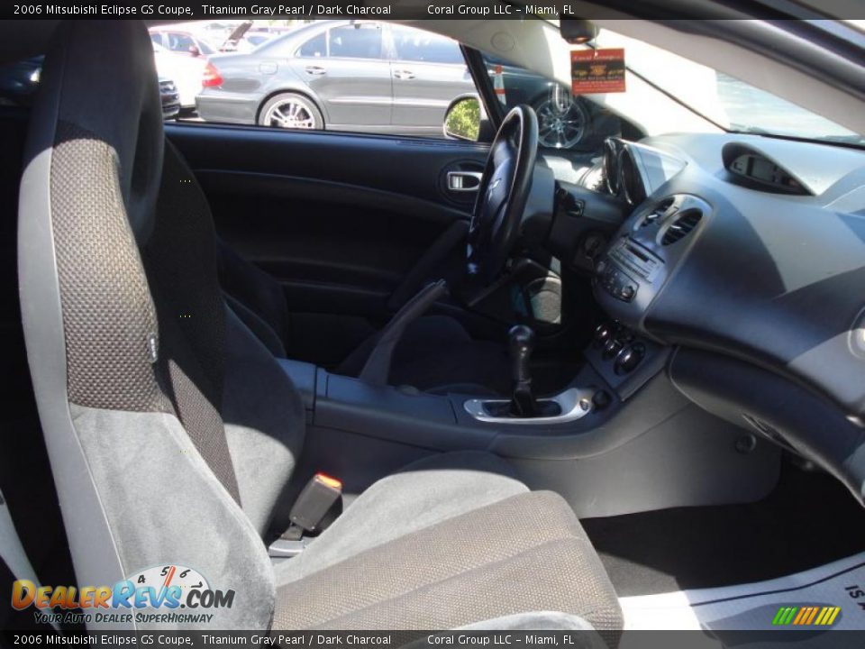 2006 Mitsubishi Eclipse GS Coupe Titanium Gray Pearl / Dark Charcoal Photo #10