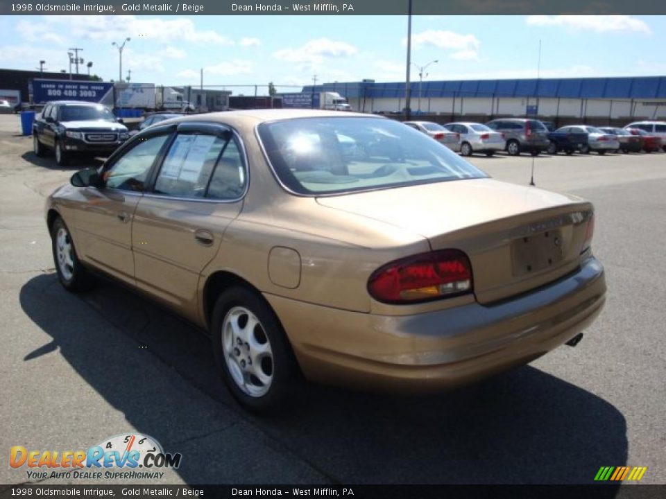 1998 Oldsmobile Intrigue Gold Metallic / Beige Photo #2