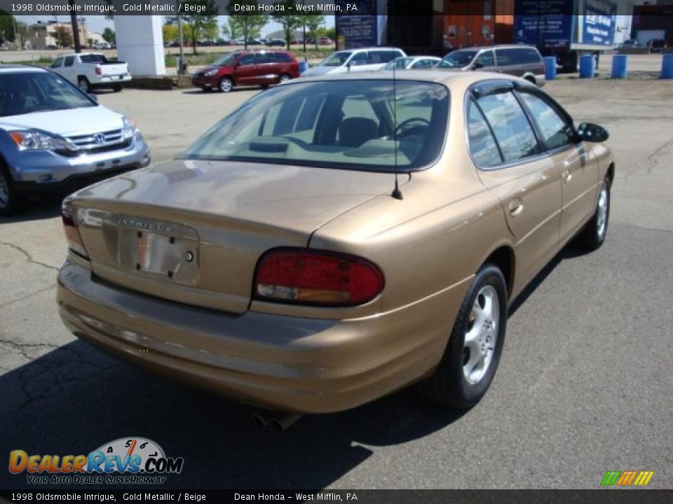 1998 Oldsmobile Intrigue Gold Metallic / Beige Photo #4