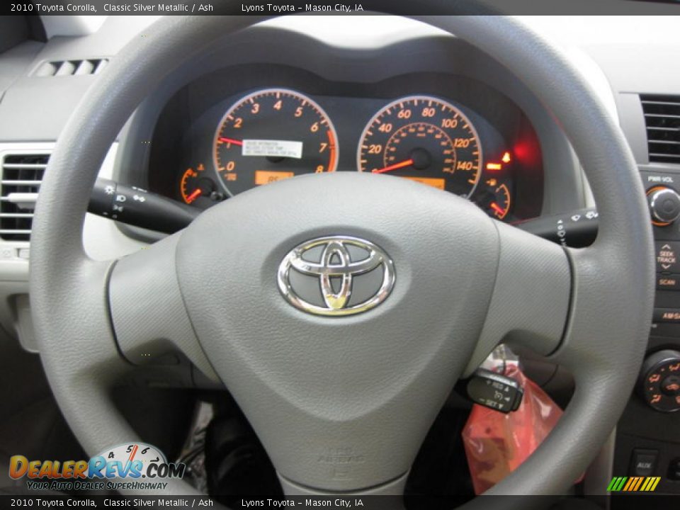 2010 Toyota Corolla Classic Silver Metallic / Ash Photo #2