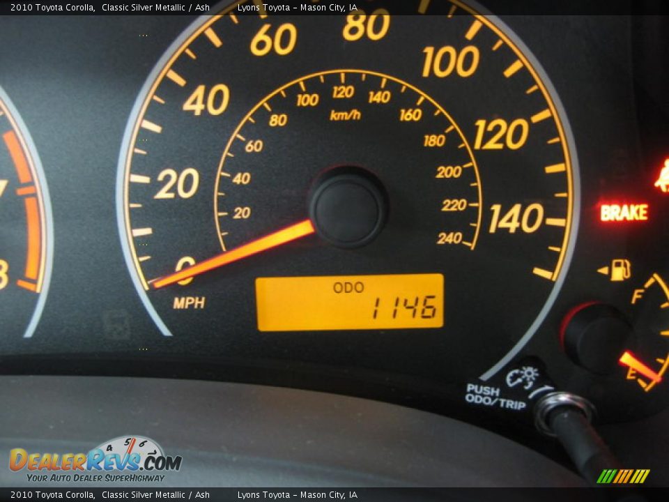 2010 Toyota Corolla Classic Silver Metallic / Ash Photo #3
