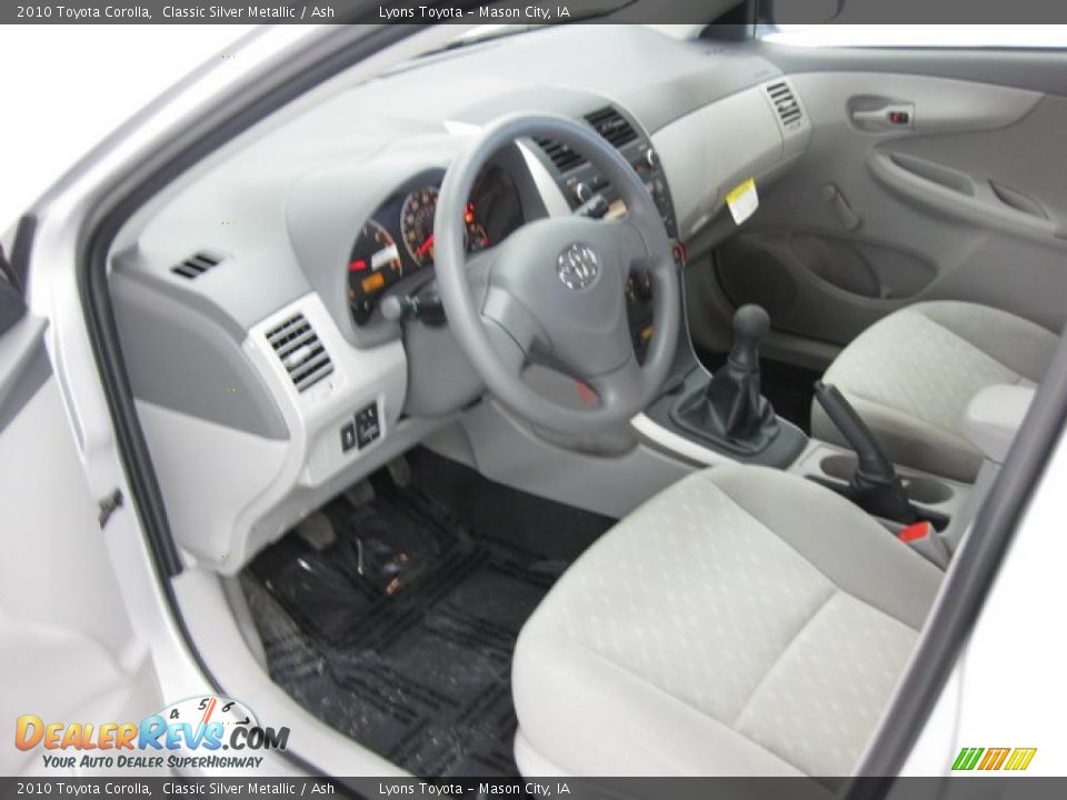 2010 Toyota Corolla Classic Silver Metallic / Ash Photo #6
