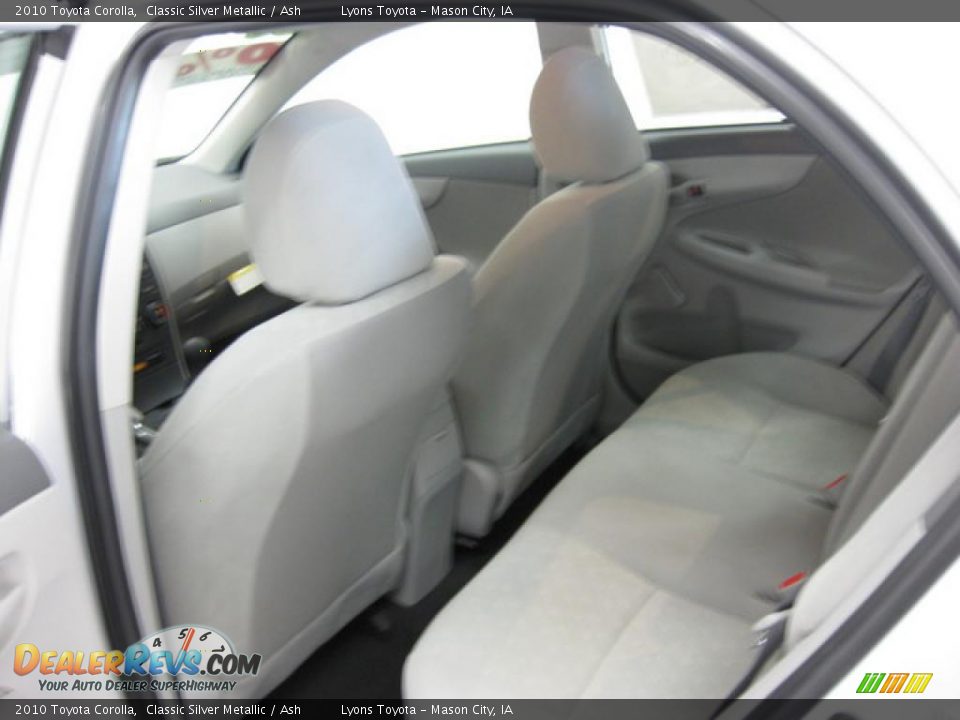 2010 Toyota Corolla Classic Silver Metallic / Ash Photo #7