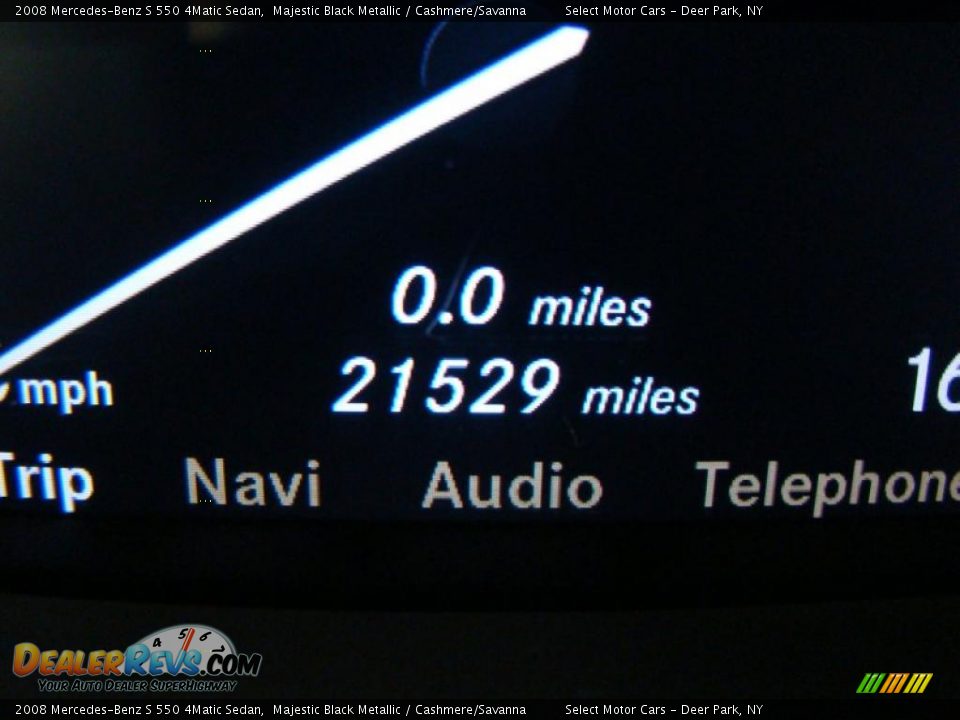 2008 Mercedes-Benz S 550 4Matic Sedan Majestic Black Metallic / Cashmere/Savanna Photo #14