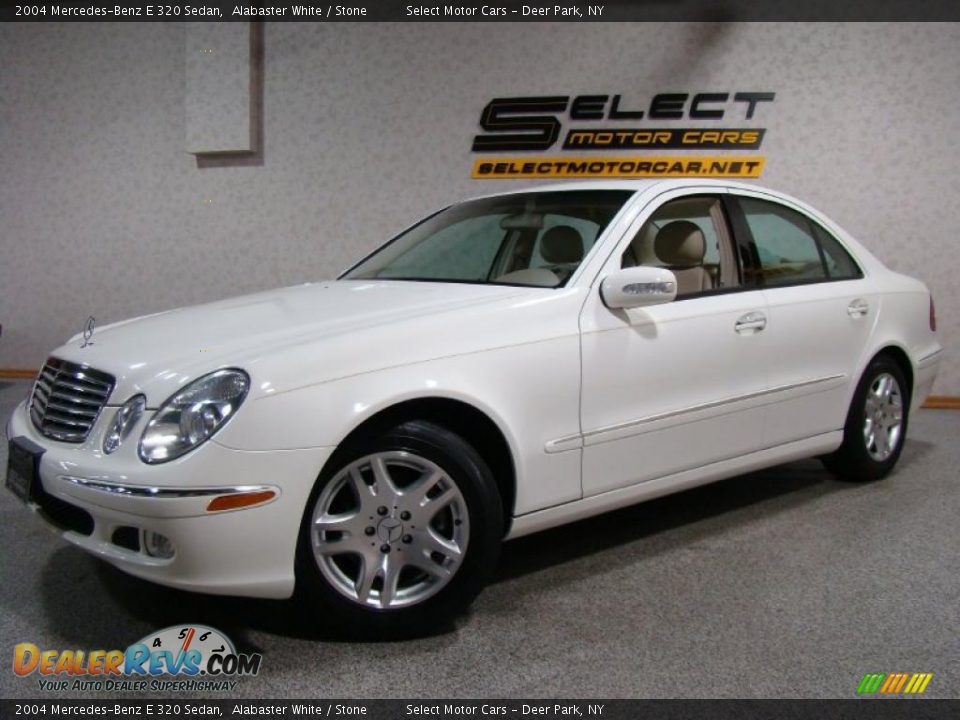 2004 Mercedes-Benz E 320 Sedan Alabaster White / Stone Photo #1