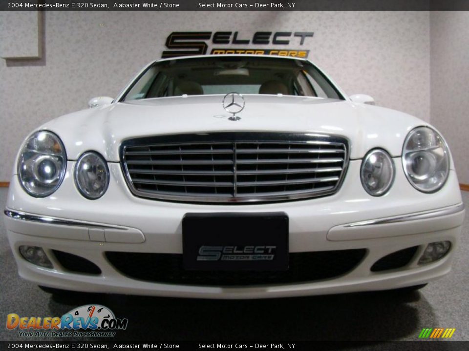 2004 Mercedes-Benz E 320 Sedan Alabaster White / Stone Photo #2