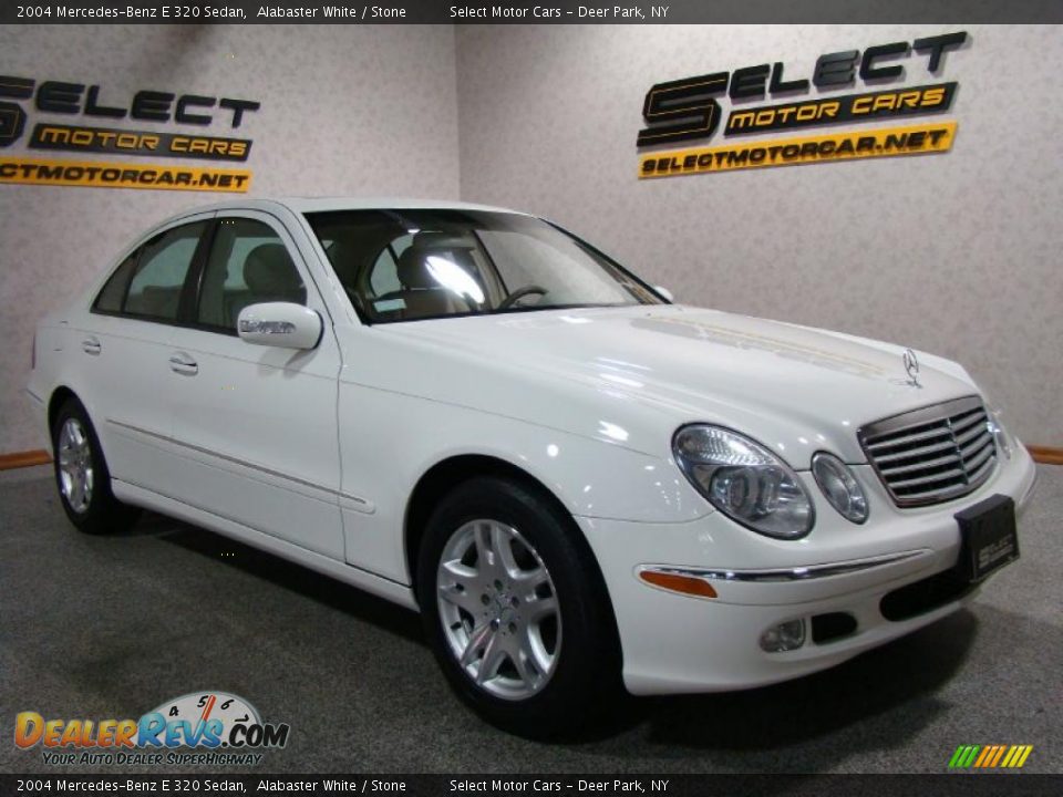 2004 Mercedes-Benz E 320 Sedan Alabaster White / Stone Photo #3
