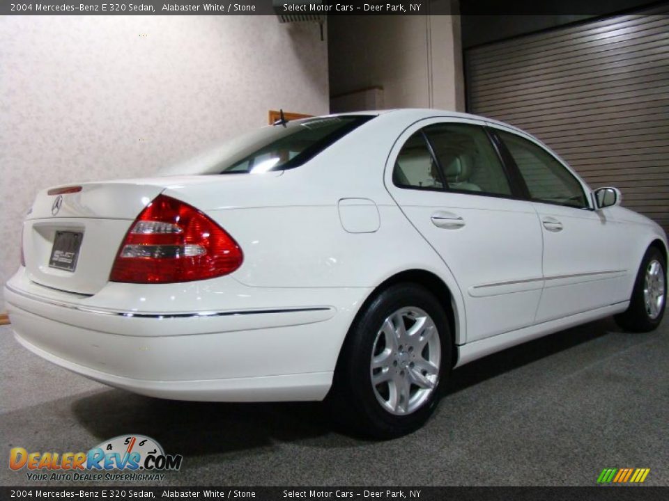 2004 Mercedes-Benz E 320 Sedan Alabaster White / Stone Photo #4