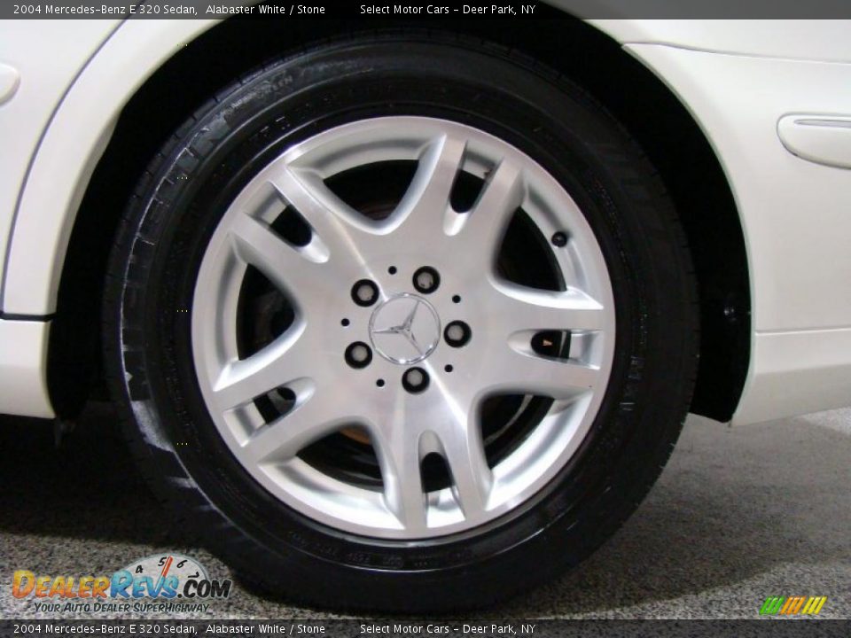 2004 Mercedes-Benz E 320 Sedan Alabaster White / Stone Photo #6