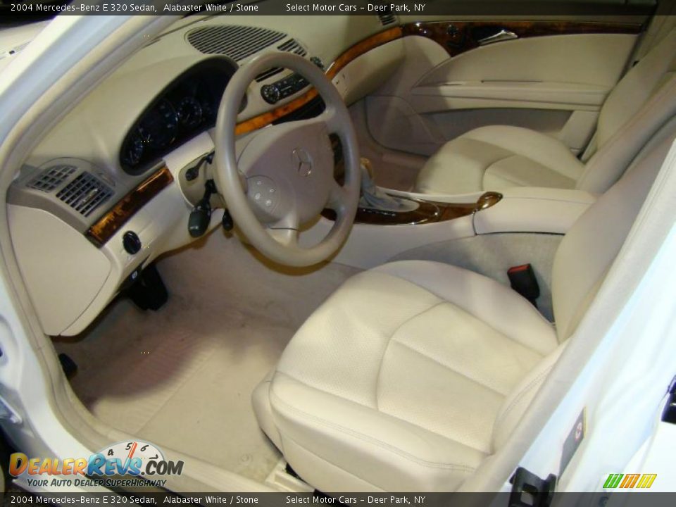 2004 Mercedes-Benz E 320 Sedan Alabaster White / Stone Photo #7