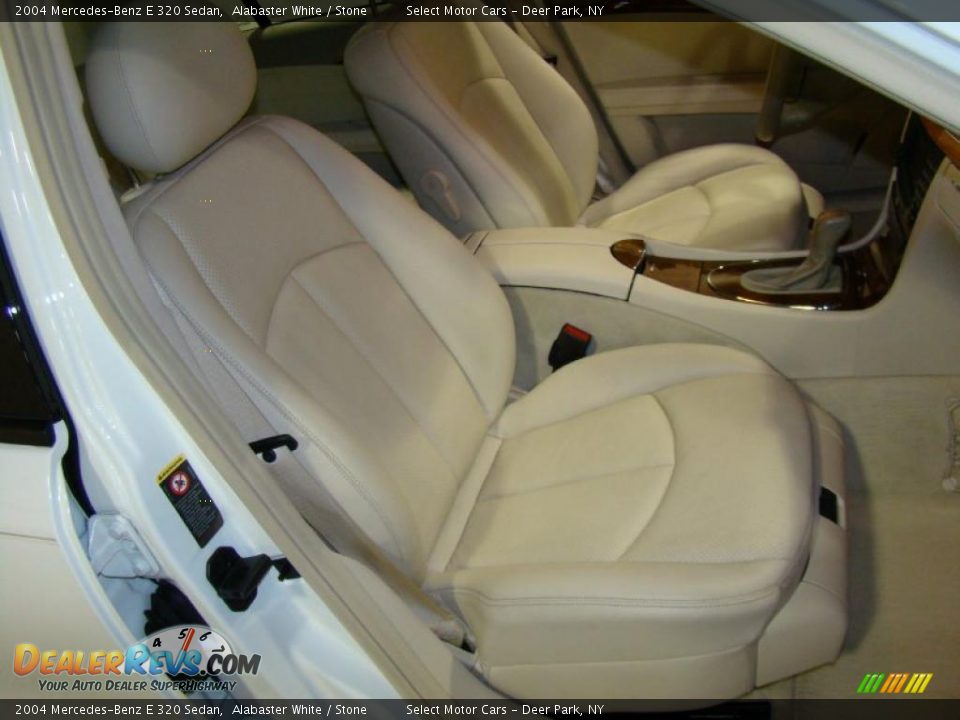 2004 Mercedes-Benz E 320 Sedan Alabaster White / Stone Photo #10