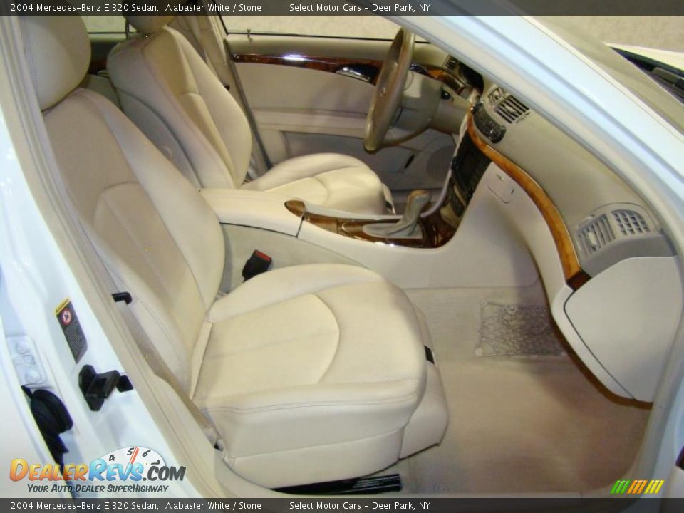 2004 Mercedes-Benz E 320 Sedan Alabaster White / Stone Photo #11