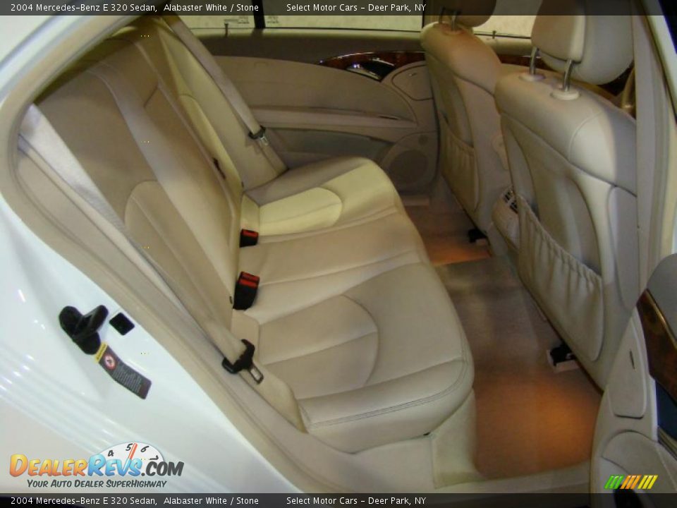 2004 Mercedes-Benz E 320 Sedan Alabaster White / Stone Photo #13