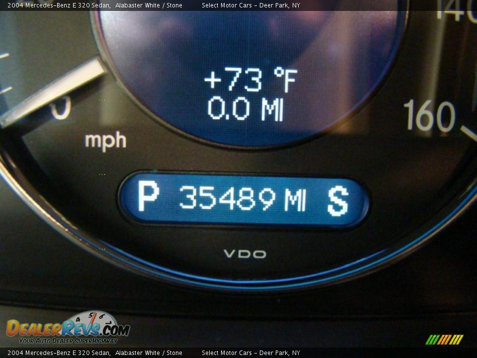 2004 Mercedes-Benz E 320 Sedan Alabaster White / Stone Photo #14