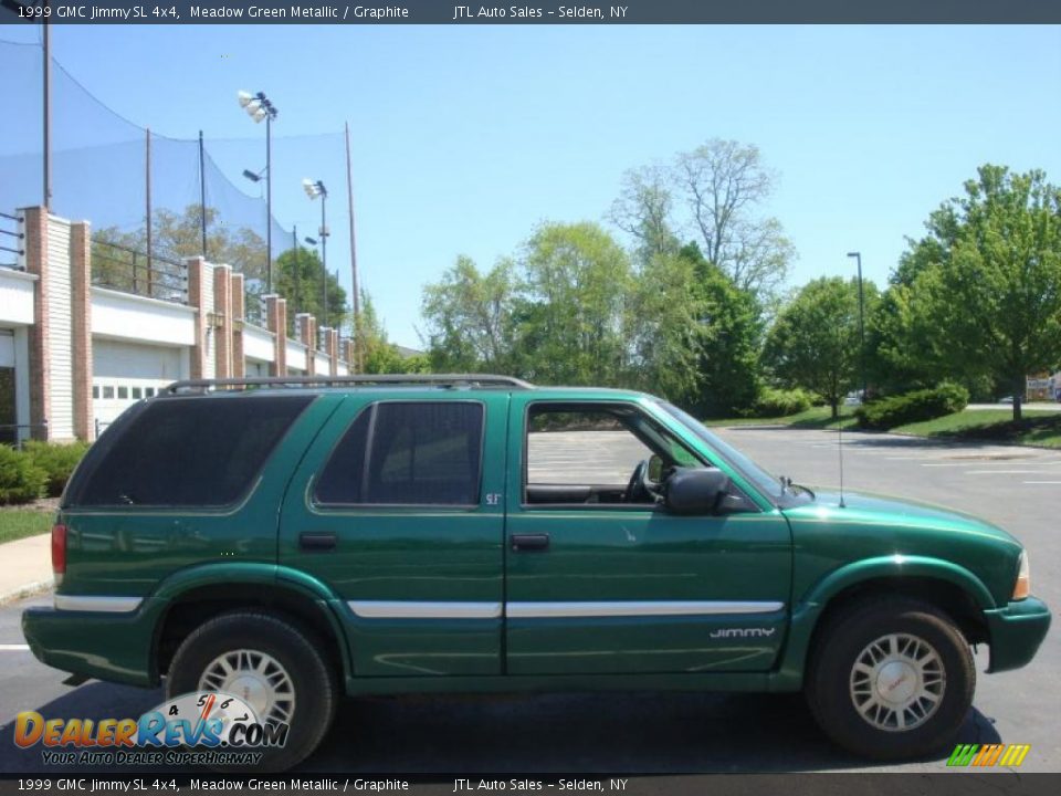 1999 GMC Jimmy SL 4x4 Meadow Green Metallic / Graphite Photo #7