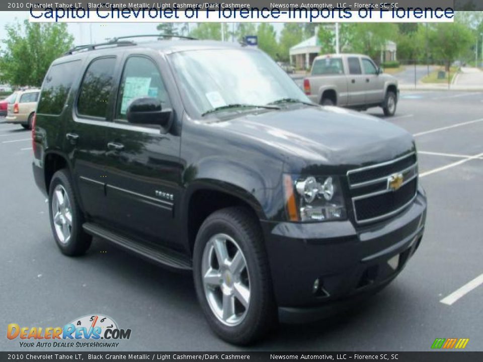 2010 Chevrolet Tahoe LT Black Granite Metallic / Light Cashmere/Dark Cashmere Photo #1