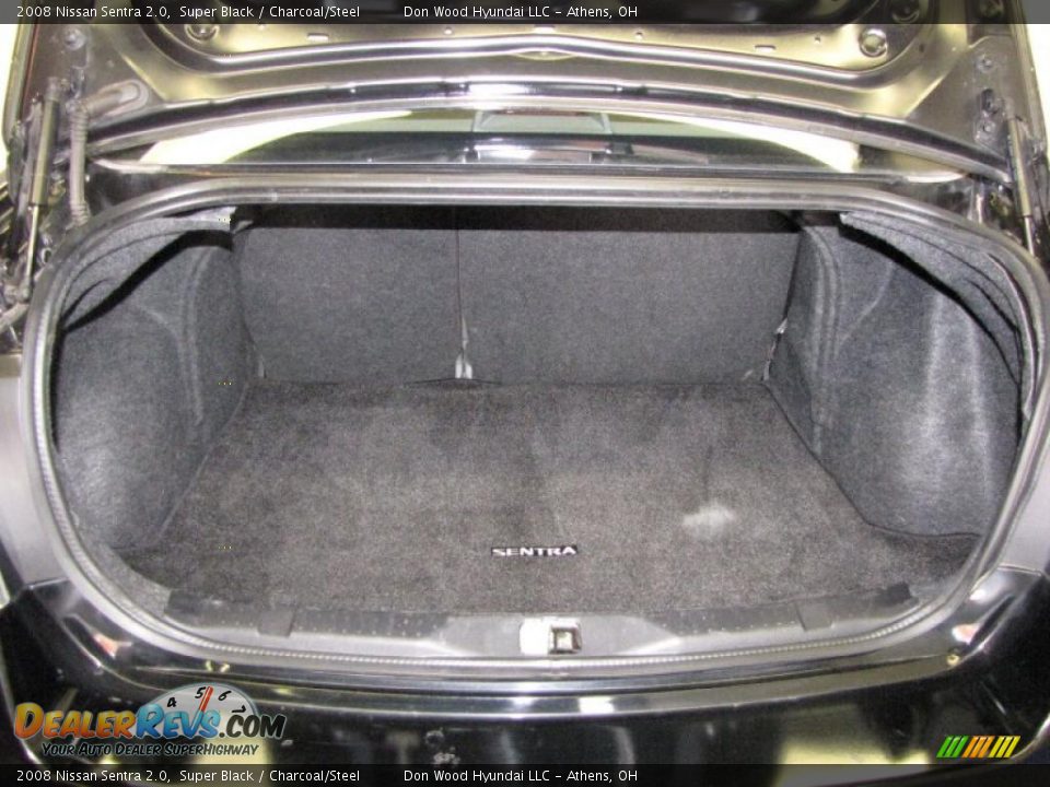 2008 Nissan Sentra 2.0 Super Black / Charcoal/Steel Photo #9