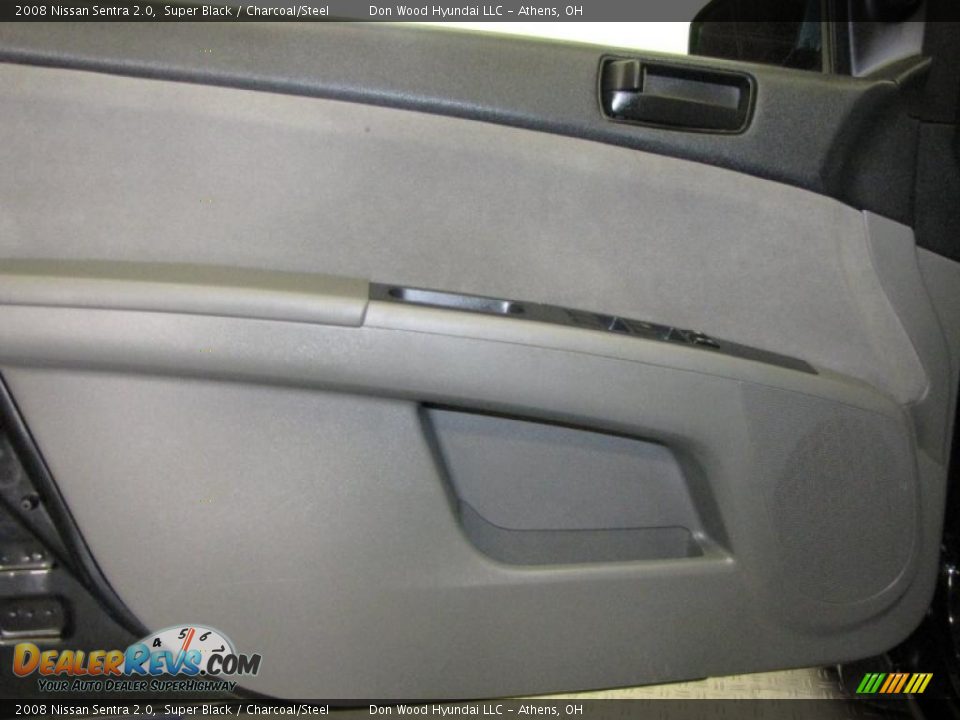 2008 Nissan Sentra 2.0 Super Black / Charcoal/Steel Photo #14