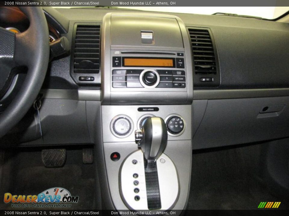 2008 Nissan Sentra 2.0 Super Black / Charcoal/Steel Photo #17