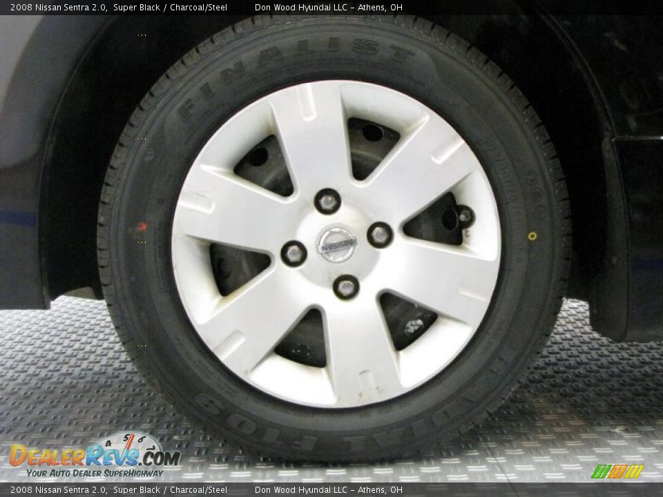 2008 Nissan Sentra 2.0 Super Black / Charcoal/Steel Photo #20
