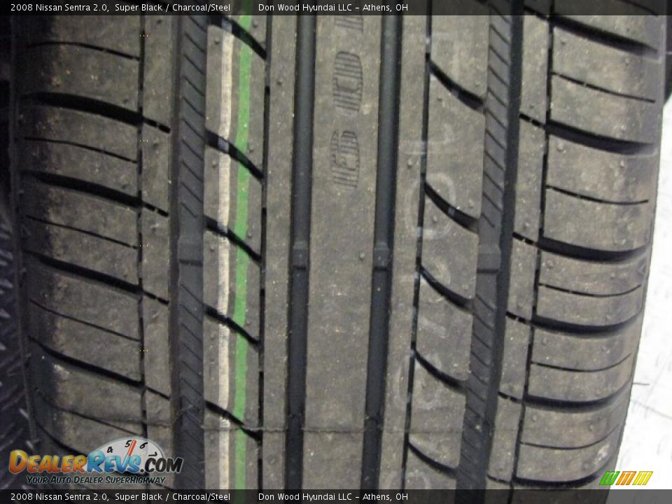 2008 Nissan Sentra 2.0 Super Black / Charcoal/Steel Photo #21