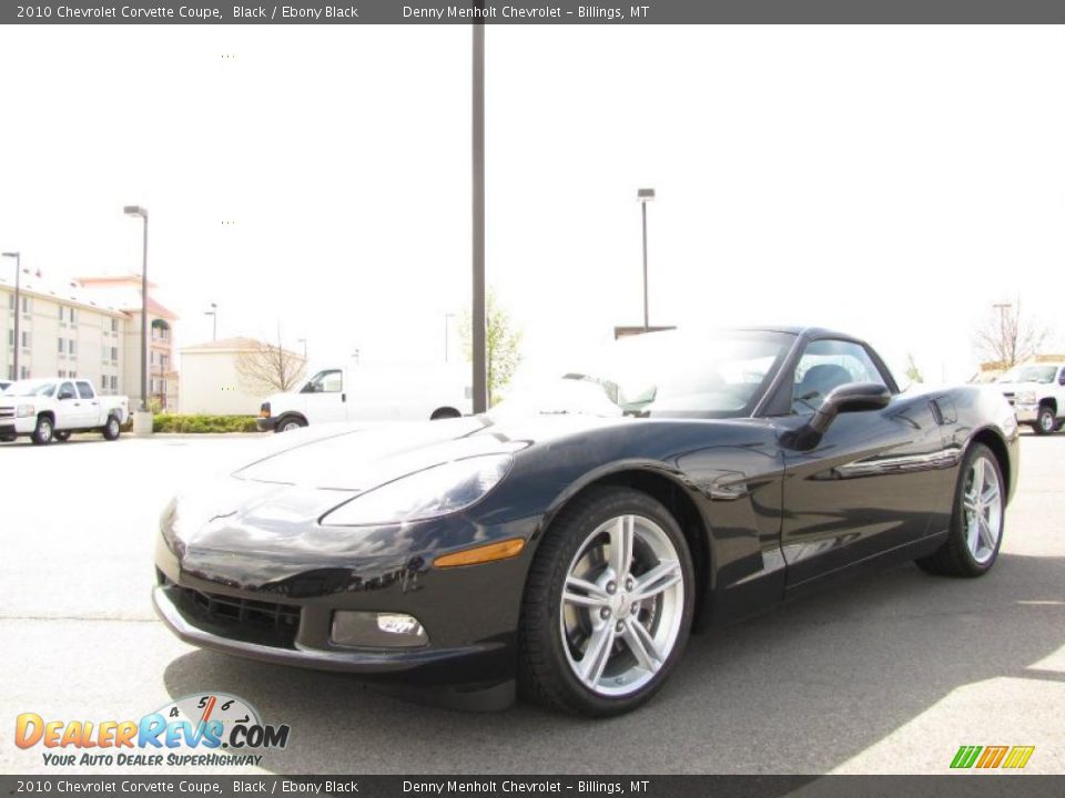 2010 Chevrolet Corvette Coupe Black / Ebony Black Photo #2