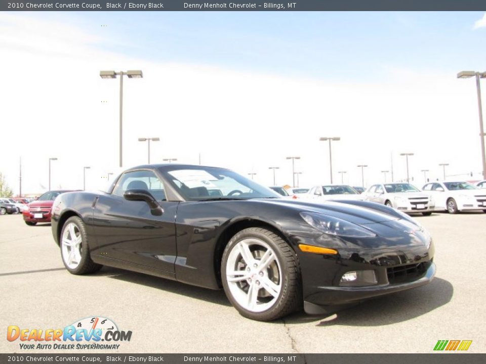 2010 Chevrolet Corvette Coupe Black / Ebony Black Photo #9