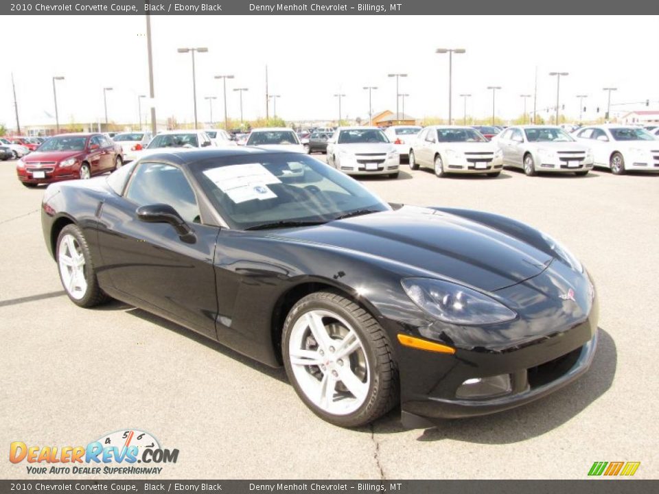 2010 Chevrolet Corvette Coupe Black / Ebony Black Photo #10
