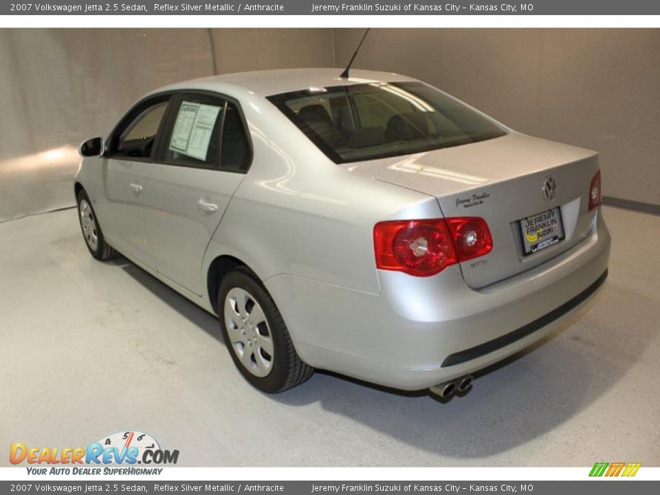 2007 Volkswagen Jetta 2.5 Sedan Reflex Silver Metallic / Anthracite Photo #4